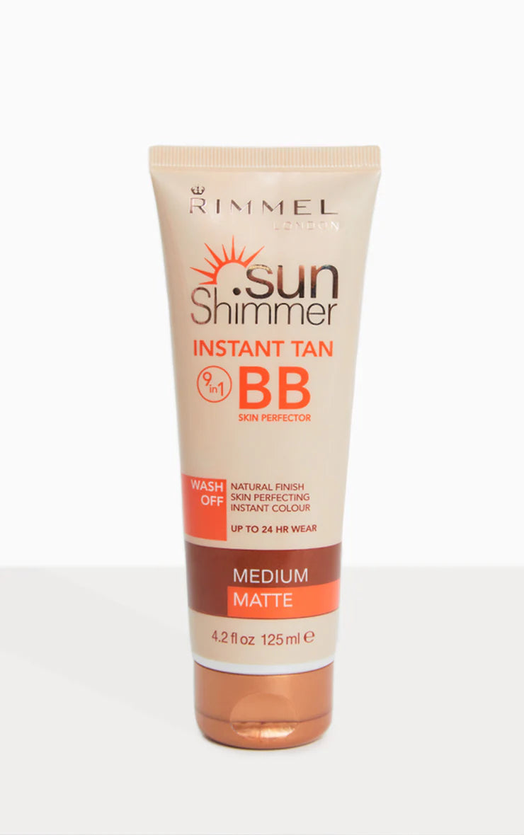 Rimmel London Sunshimmer Instant Tan BB Skin Perfector Medium Matte 125 Ml