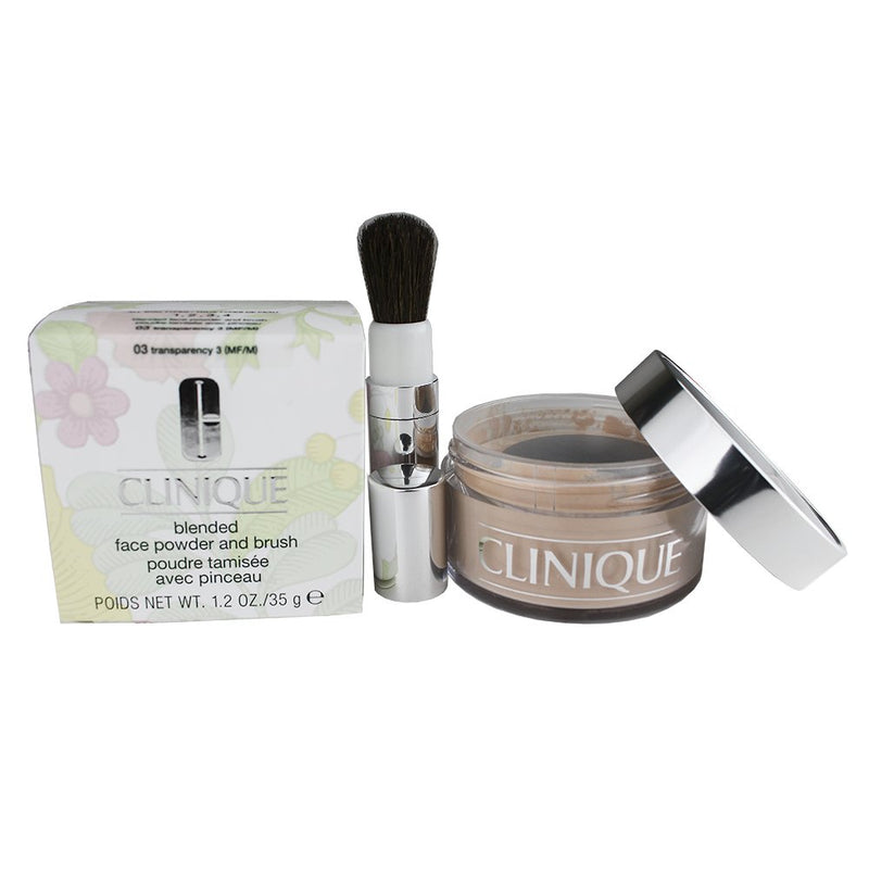 Clinique Blended Face Powder & Brush 02 Transparency 35g