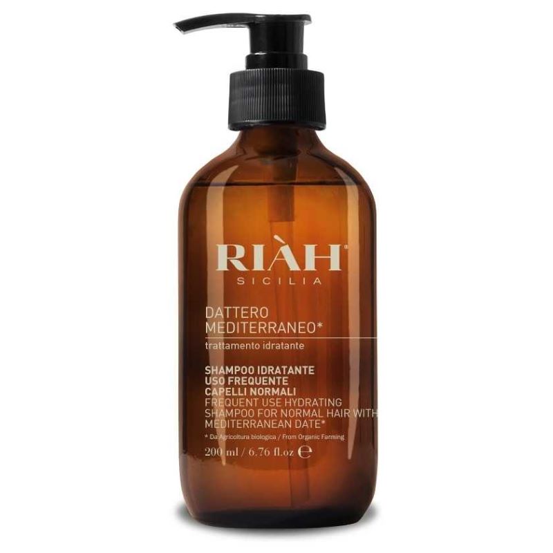 Riàh Sicilia Shampoo Dattero Mediterraneo - Capelli Normali 200 Ml