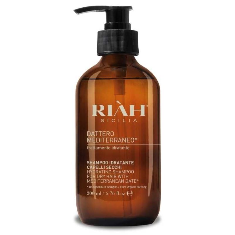 Riàh Sicilia Shampoo Dattero Mediterraneo - Capelli Secchi 200 Ml