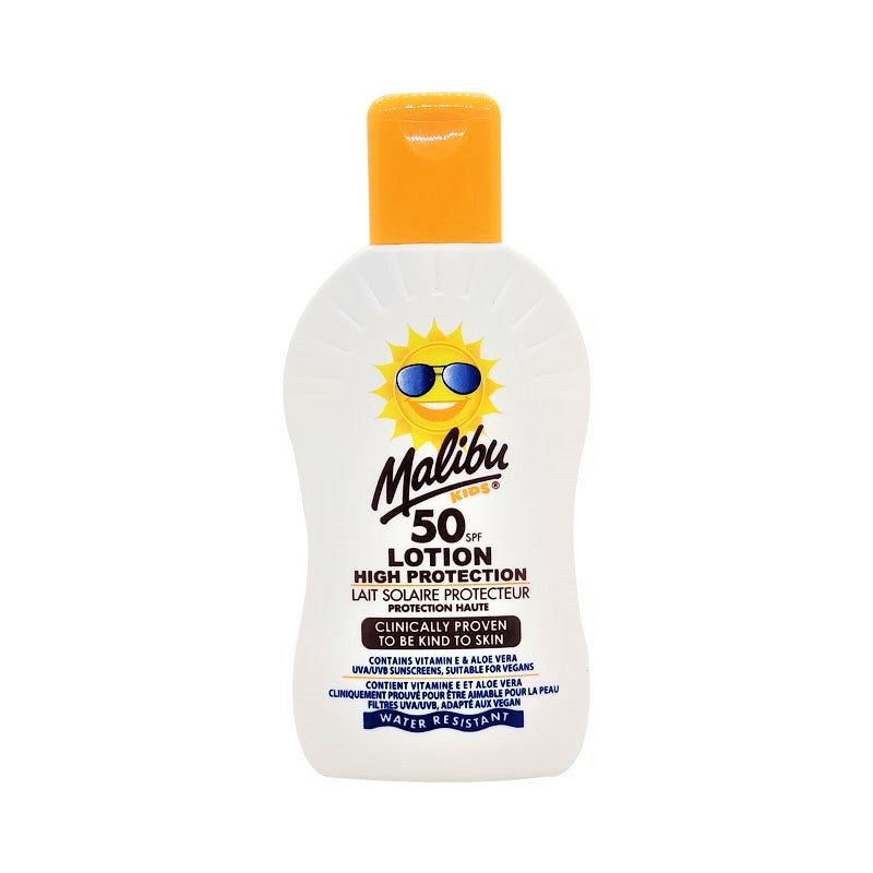 Malibu Kids 50 Spf Lotion High Protection 100 Ml