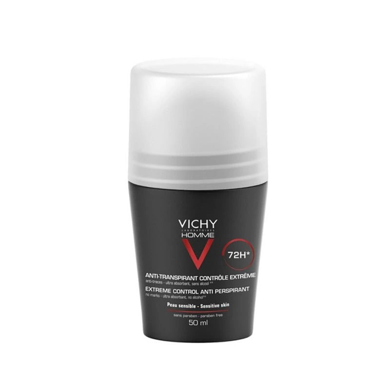 Vichy Homme Deo Deodorante Anti-Traspirante Roll-on 72h 50 Ml